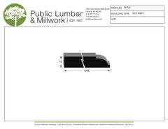 3/4" Edge Profile Moulding SKPL8